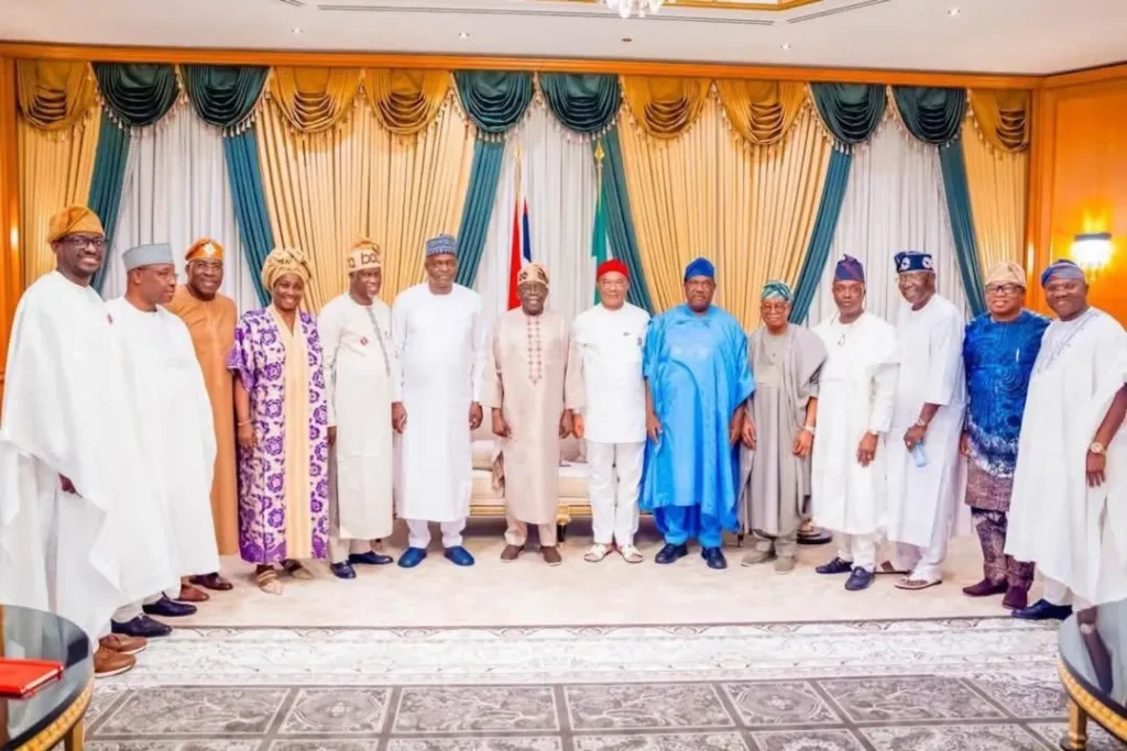 APC Leaders with President Tinubu