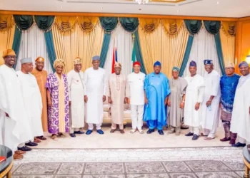 APC Leaders with President Tinubu