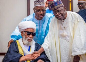 Photo of President Tinubu with Sheikh Dahiru Usman Bauchi