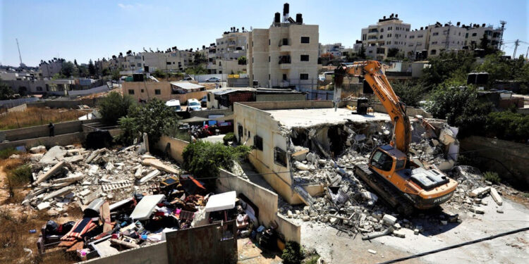 Israel Demolishes East Jerusalem Building