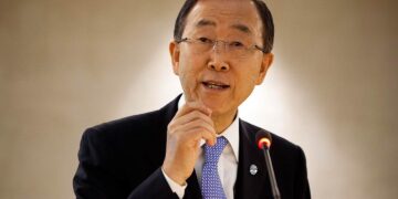 Africa Positioned as Key to Solving Global Crises, Ban Ki-moon Tells Imo Summit Photo of Ban Ki-moon