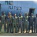 The NAF aircraft and crew members.