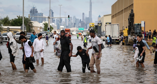 Rare Storm Soaks UAE
