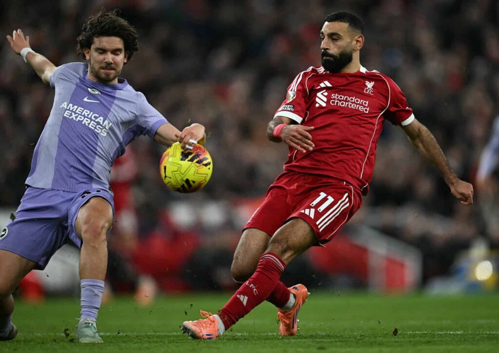 Mohamed Salah in action
