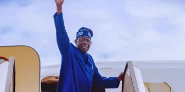 Tinubu Departs Nigeria