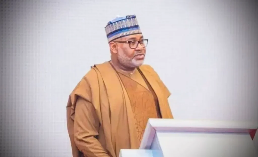 Photo of the Minister of State for regional development, Uba Maigari.