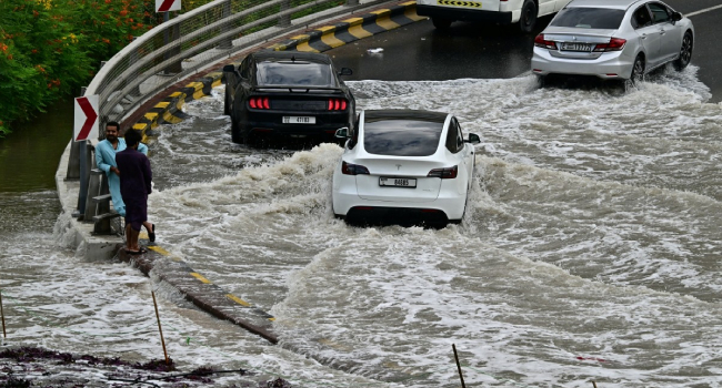 Rare Storm Soaks UAE