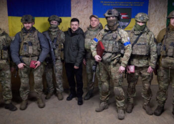 Zelensky Visits Troops