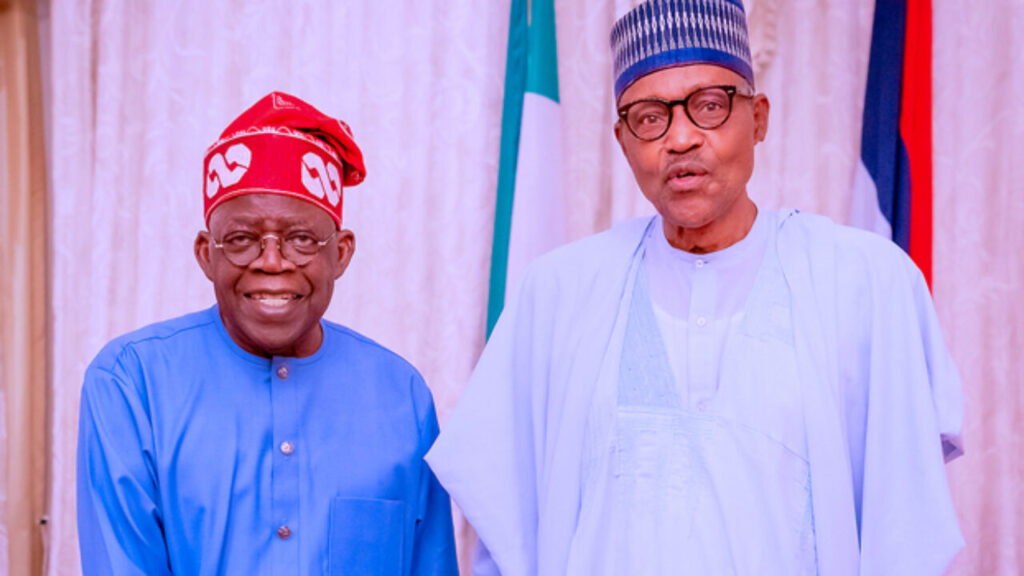 Photo of Tinubu and Buhari