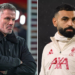 Photo combo of Jamie Carragher and Mohamed Salah