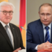 Photo combo of President Frank-Walter Steinmeier and President Vladimir Putin
