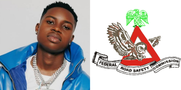 A combo image of Tiktok Streamer, Peller and FRSC Logo..