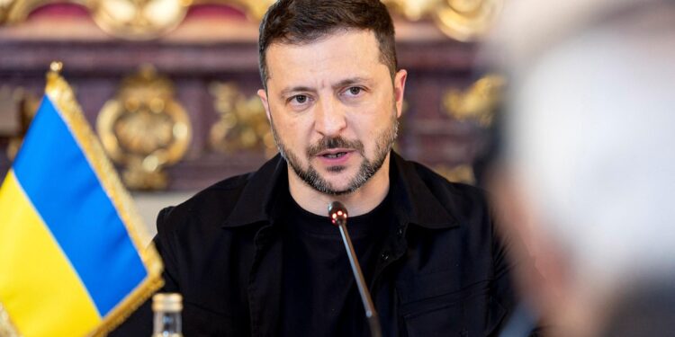 Ukrainian President Volodymyr Zelensky