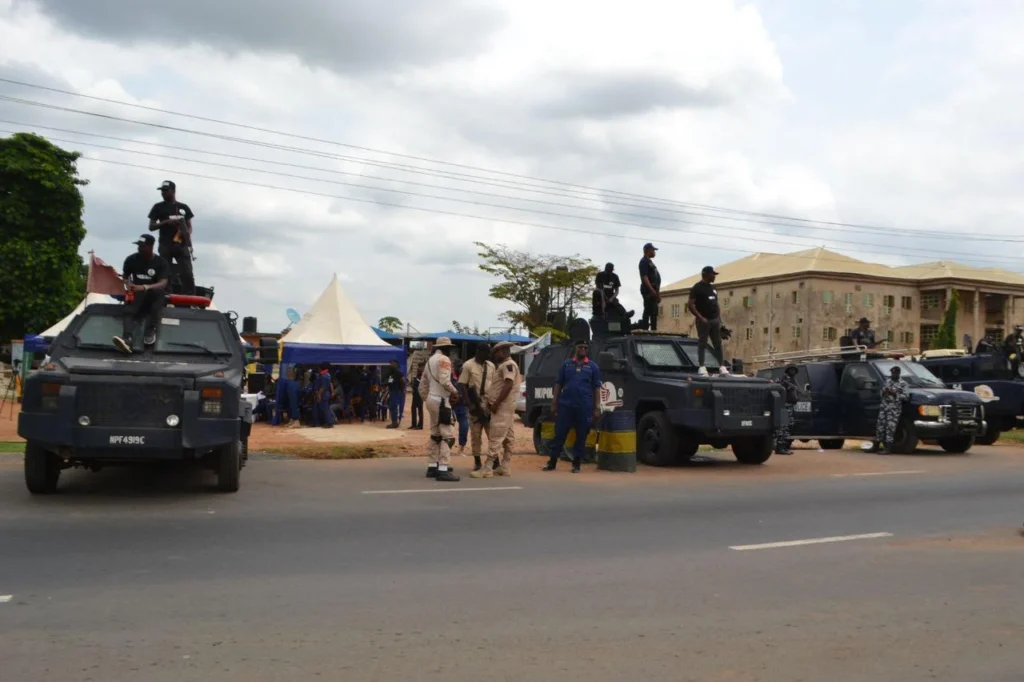A street in Anambra state during the Sit-At-Home order