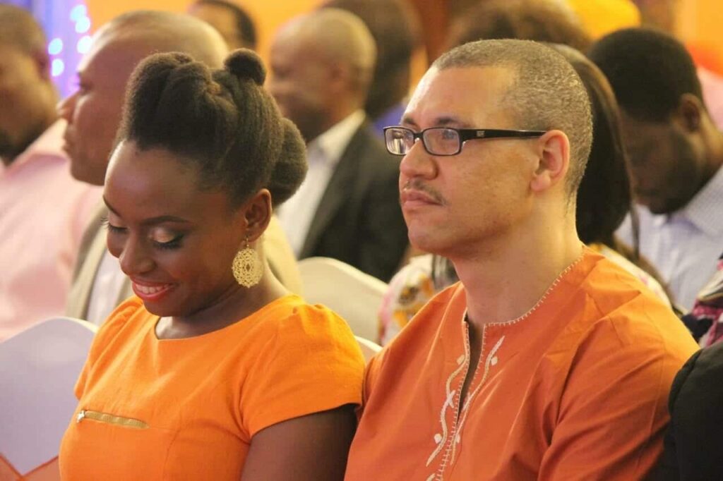 chimamanda and Husband