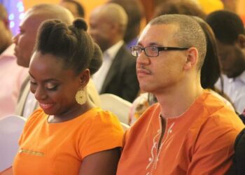 chimamanda and Husband