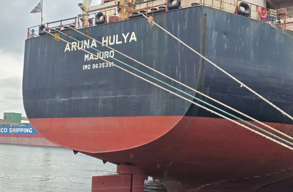 A Foreign Vessel at Apapa Port