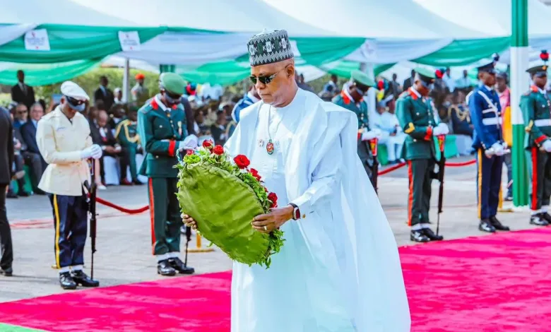 Shettima at the 2026 Armed Forces Remembrance Day