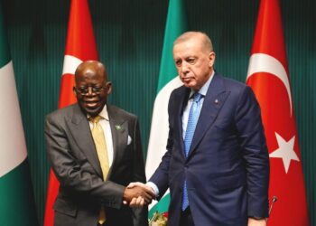 Photo of President Bola Tinubu and President Recep Erdogan