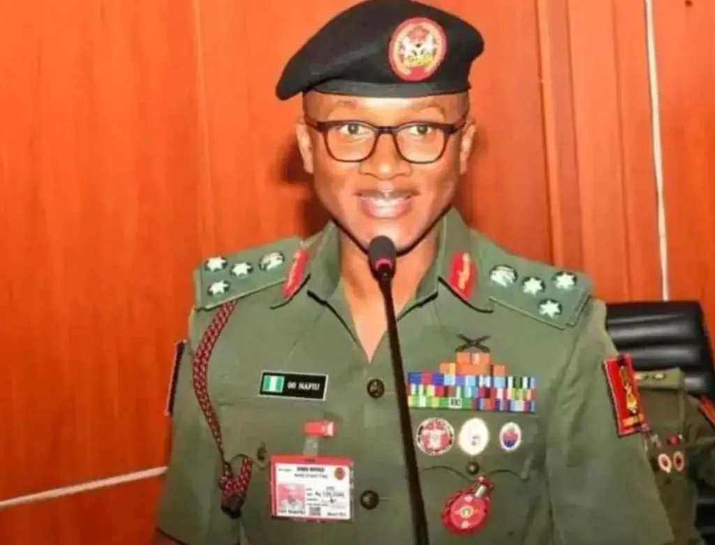 The Director-General of the National Youth Service Corps, Brig.-Gen. Olakunle Nafiu.