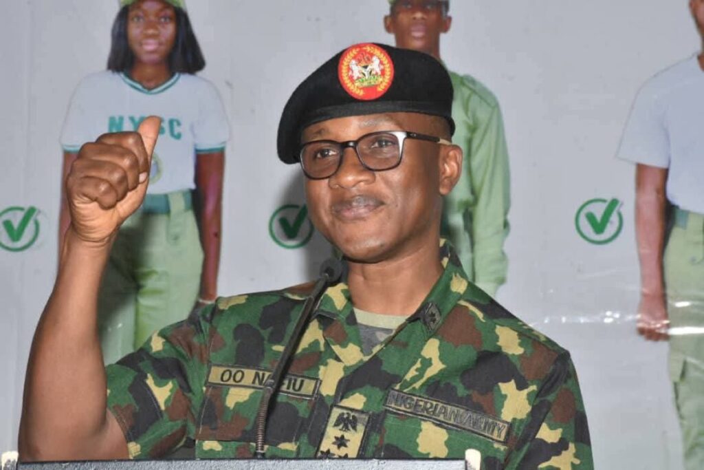 The Director-General of the National Youth Service Corps, Brig.-Gen. Olakunle Nafiu.