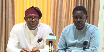 Rivers Lawmakers Urge Caution, Call for Mercy in Planned Impeachment of Governor Fubara The House Minority Leader, Sylvanus Nwankwo, and lawmaker from Degema, Peter Abbey, brief journalists in Port Harcourt on January 12, 2025.