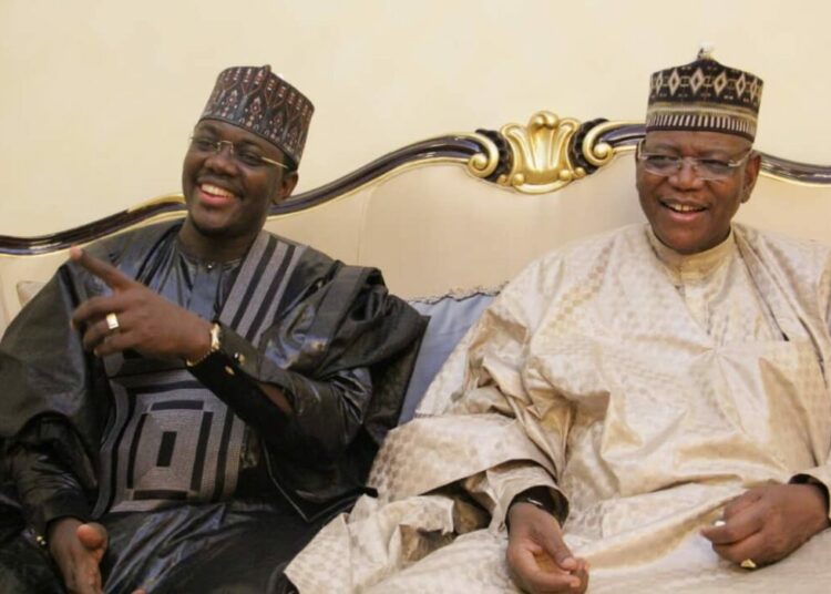 Aminu Sule Lamido and Son