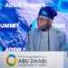 President Bola Tinubu speaking at the Abu Dhabi Sustainability Week 2026