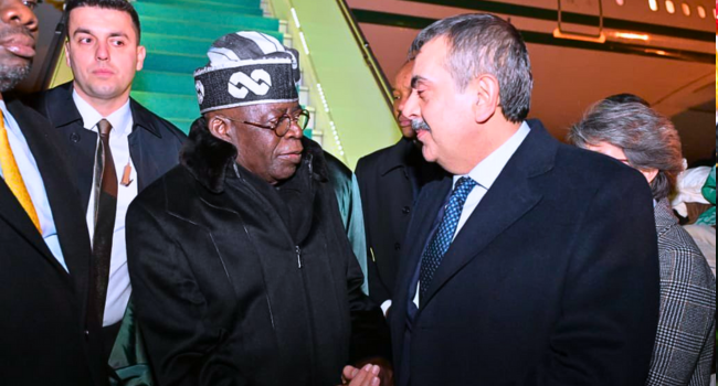 Tinubu Arrives In Türkiye
