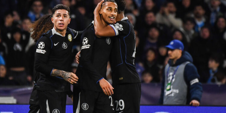 Pedro celebrates scoring for Chelsea