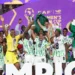 Super Falcons Celebrating