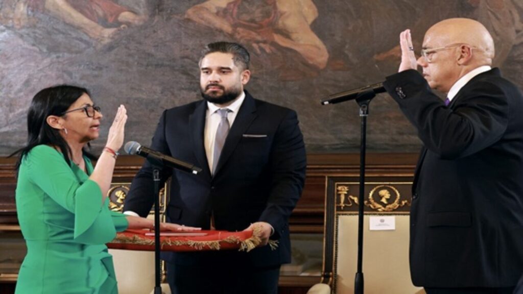 Delcy Rodriguez Sworn in as Venezuelan interim president