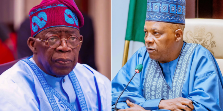 Photo combo of Tinubu and Shettima