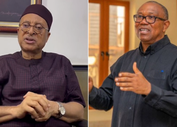 Photo of Pat Utomi and Peter Obi