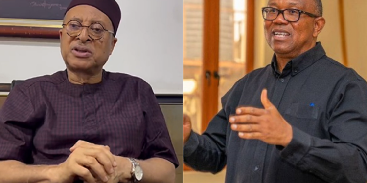 Photo of Pat Utomi and Peter Obi
