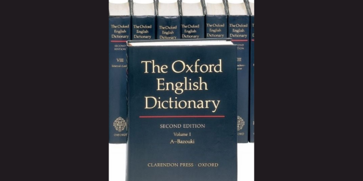 Photo of Oxford Dictionary