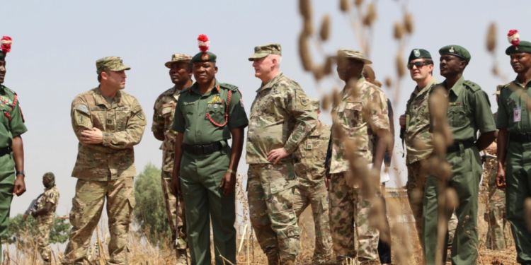 US military troops are training Nigerian soldiers