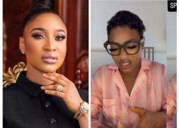 Tonto Dikeh Shares Video of Herself Speaking in Tongues