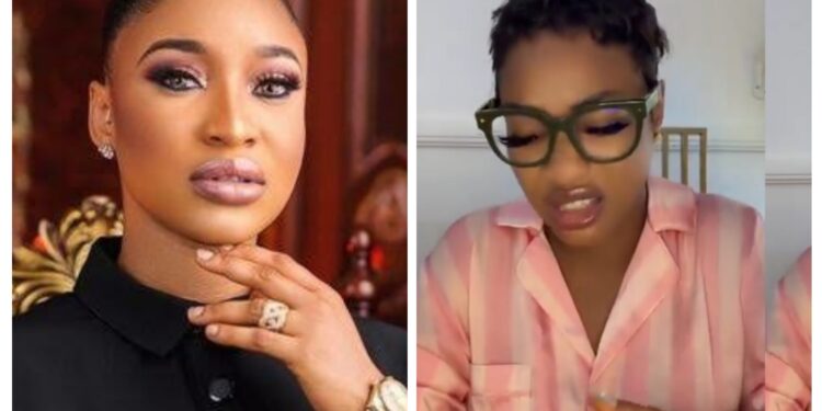 Tonto Dikeh Shares Video of Herself Speaking in Tongues
