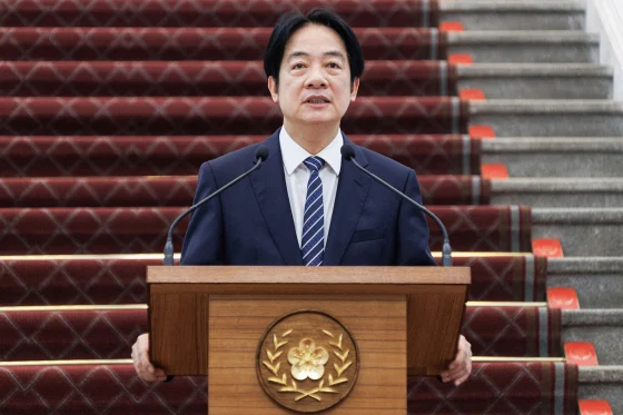 Photo of Taiwanese President Lai Ching-te