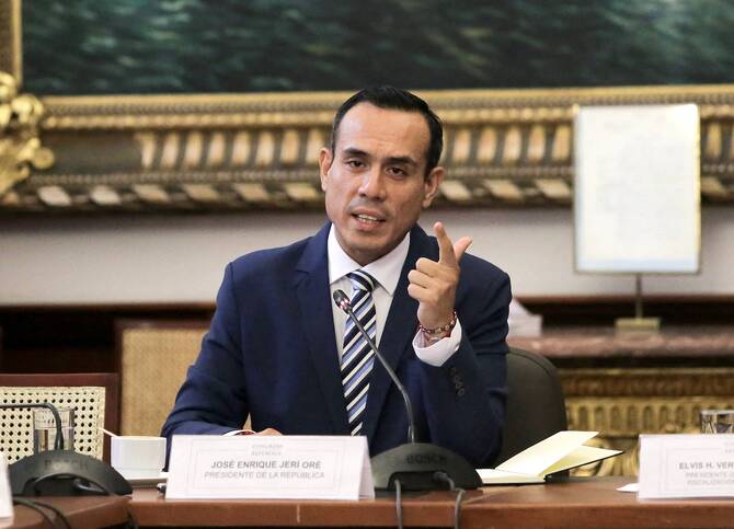Peru Interim President Jose Jeri