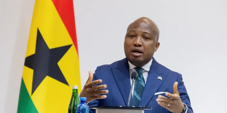 Republic of Ghana’s Minister of Foreign Affairs Samuel Okudzeto Ablakwa speaking