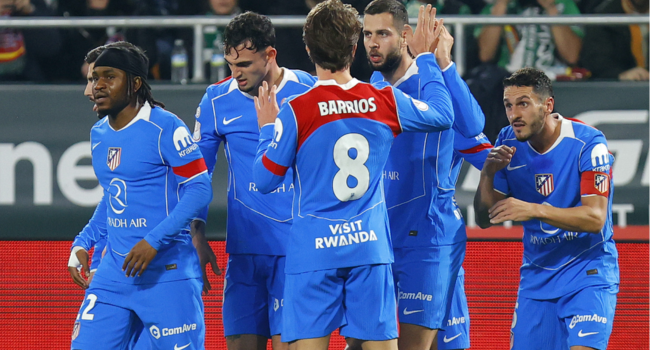 Atletico Madrid vs Real Betis Copa del Rey Game