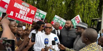 Amaechi Joins National Assembly Protest Over Real-Time Transmission of Election Results Photo of Rotimi Amaechi
