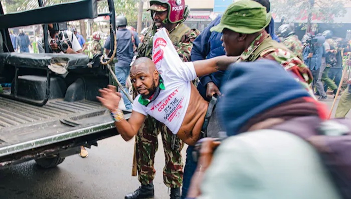Kenyan activist Boniface Mwangi Arrested