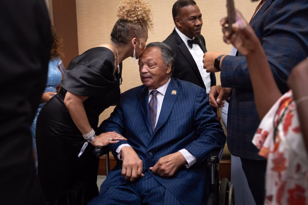 Civil Rights Leader Reverend Jesse Jackson and Family