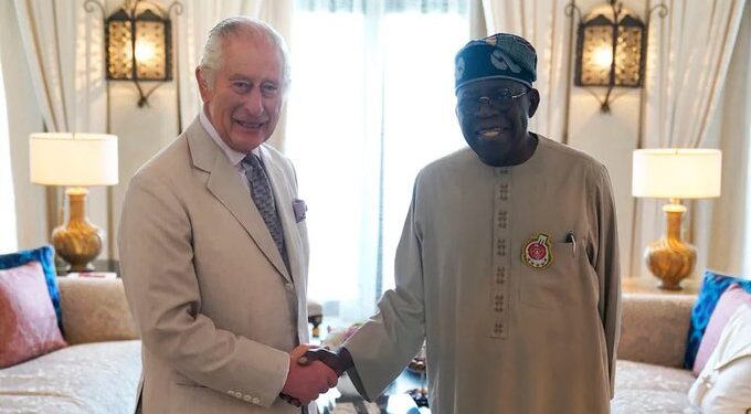 King Charles Tinubu visit