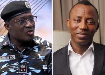 Photo combo of IGP Egbetokun And Sowore