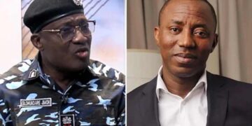 Photo combo of IGP Egbetokun And Sowore