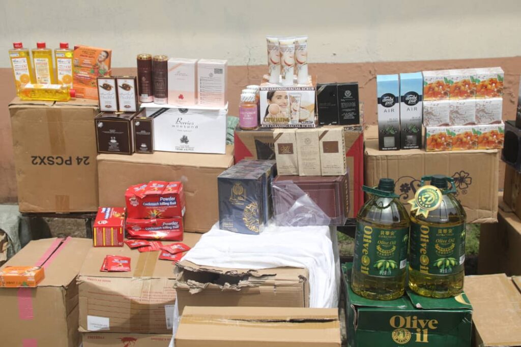 NAFDAC seizes banned fake cosmetics